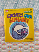 Vintage 1978 Whitman Tell-A-Tale Books, Grover's Own Alphabet, Hardcover