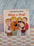 Vintage 1980 First-Start Easy Reader What a Dog! Paperback