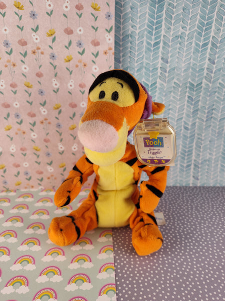 Star Bean Disney Pooh Collection Wake-Up Tigger Bean Bag Plush Toy NWT