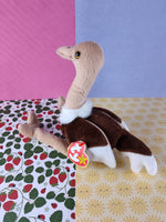 Vintage TY Beanie Baby - Stretch, Ostrich - September 21, 1997