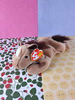 Vintage TY Beanie Baby - Derby, Horse - September 16, 1995