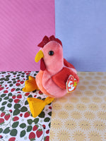 Vintage TY Beanie Baby - Strut, Rooster - March 8, 1996