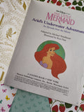 Vintage 1989 Little Golden Book: Walt Disney's The Little Mermaid, Ariel's Underwater Adventure Hardcover