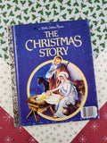 Vintage 1980 Little Golden Book: The Christmas Story Hardcover