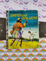 Vintage 1974 Little Golden Book: David and Goliath Hardcover