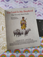 Vintage 1986 Little Golden Book: The Lord is My Shepherd Hardcover