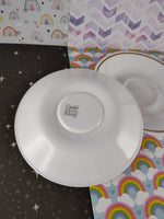 Vintage Corelle by Corning Indian Summer Teacup/Saucer Set/2, Nice & Clean