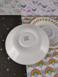 Vintage Corelle by Corning Butterfly Gold Teacup/Saucer Set/2, Nice & Clean