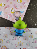 Disney Pixar 3" Keychain Figural Toy Story Alien