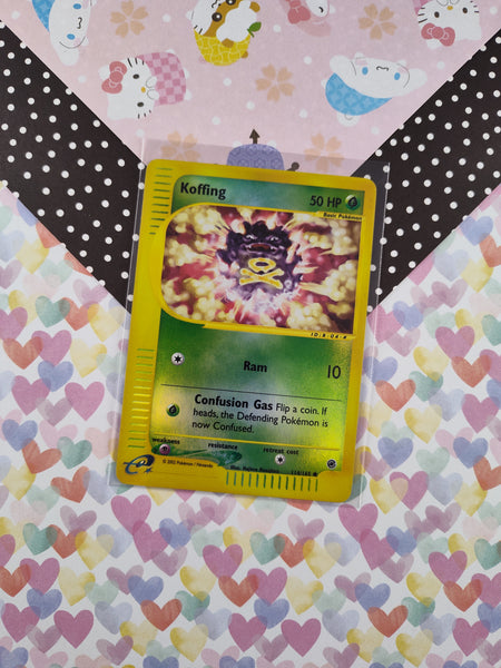 Vintage Common - Koffing Expedition Reverse Holo Pokemon Card 114/165 - VG