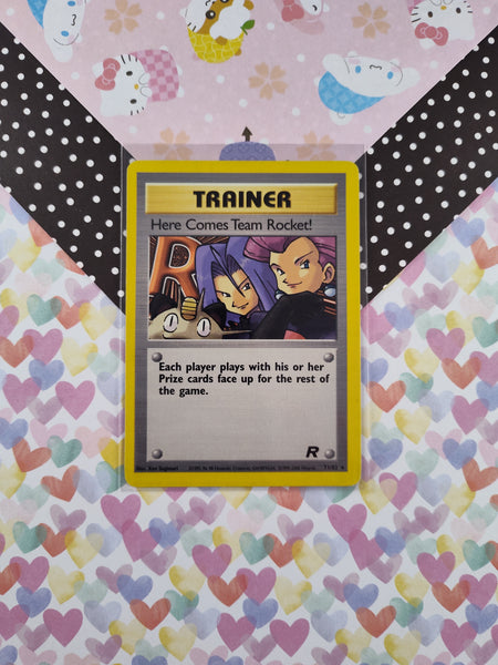 Vintage Rare - Here Comes Team Rocket! Non-Holo Pokemon Card 71/82 - VG (B)