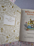 Vintage 1992 Little Golden Book: When Bunny Grows Up Hardcover