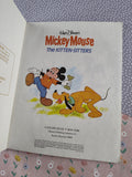 Vintage 1976 Little Golden Book: Walt Disney's Mickey Mouse the Kitten Sitters Hardcover