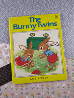 Vintage 1964 Elf Book, "The Bunny Twins" Hardcover