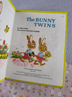 Vintage 1964 Elf Book, "The Bunny Twins" Hardcover