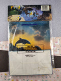 Vintage 1995 3pc Gift Bag Set, Dolphins Ocean LOOMCO, New & Sealed