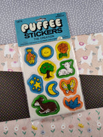 Vintage Puffee Stickers "The Creation" Full Sticker Sheet NEW/SEALED