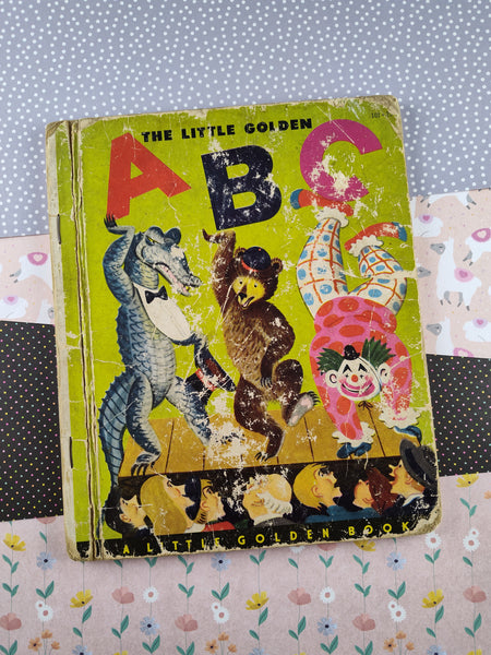 Vintage 1951 Little Golden Book: The Little Golden ABC Hardcover