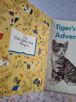 Vintage 1954 Little Golden Book: Tiger's Adventure Hardcover