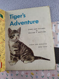 Vintage 1954 Little Golden Book: Tiger's Adventure Hardcover