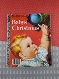 Vintage 1959 Little Golden Book: Baby's Christmas Hardcover