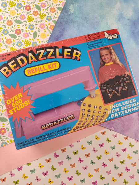 Vintage 1993 Bedazzler Refill Kit; Over 500 Studs! New & Sealed NIB