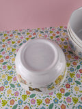 Vintage Butterfly Meadow by Lenox Melamine Soup/Cereal Bowl 5.5" Set/4, Nice & Clean