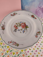 Vintage Provential Floral Arcopal French Soup Bowl 9" Set/2, Nice & Clean