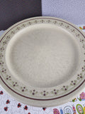 Vintage Anchor Hocking Ironstone "Chantilly" Dinner Plate 10.5", Set/3 Nice & Clean