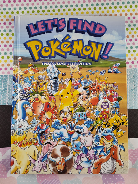 Let's Find Pokemon! Special Complete Edition Second Printing 2019 Hardcover VIZ