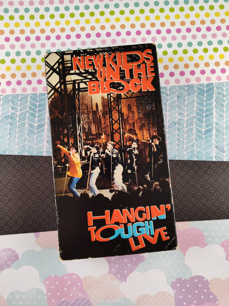 Vintage New Kids on the Block Hangin' Tough LIVE VHS Tape