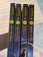 Warriors, Books #1 - 4 Paperback Softcover Set (2015 Revised Editions)