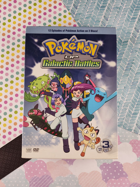 Pokemon Diamond & Pearl Galactic Battles Gift Set Vol. 3 (2011, DVD 2-pk)