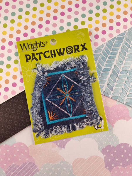 Vintage Wrights Patchworx Applique Patch SEALED