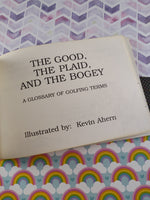 Vintage 1990 Hallmark The Good, The Plaid and the Bogey: A Glossary of Golfing Terms Softcover Book