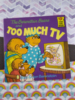 Vintage 1984 The Berenstain Bears "Too Much TV" by Stan & Jan Berenstain, Softcover