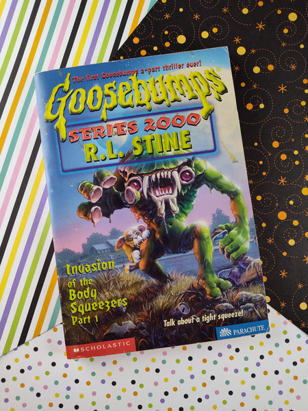 Vintage 1998 1st Printing Goosebumps Series 2000 Invasion of the Body Squeezers Part 1 by R.L. Stine Paperback