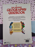 Vintage 1993 The Usborne Geography Quizbook Softcover