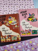 Vintage All Aboard for Toyland Hardcover Children's Books Set/2