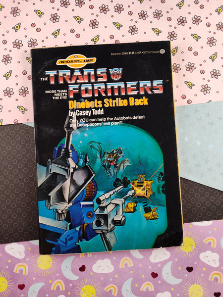 Vintage 1985 Transformers: Dinobots Strike Back Find Your Fate Softcover