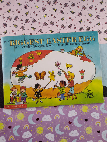 Vintage 1989 The Biggest Easter Egg: An Activity Storybook with Over 90 Stickers