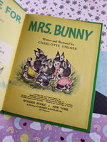 Vintage 1977 Wonder Books, "A Surprise for Mrs. Bunny" Hardcover