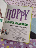 Vintage 1983 Wonder Books, "Hoppy, the Curious Kangaroo" Hardcover