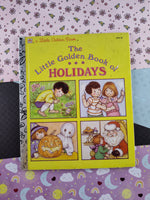 Vintage 1985 Little Golden Book of Holidays Hardcover