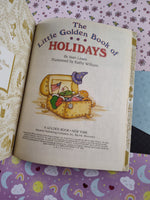 Vintage 1985 Little Golden Book of Holidays Hardcover