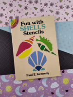 Vintage 1993 Little Dover Books Fun with Shells Stencils Book