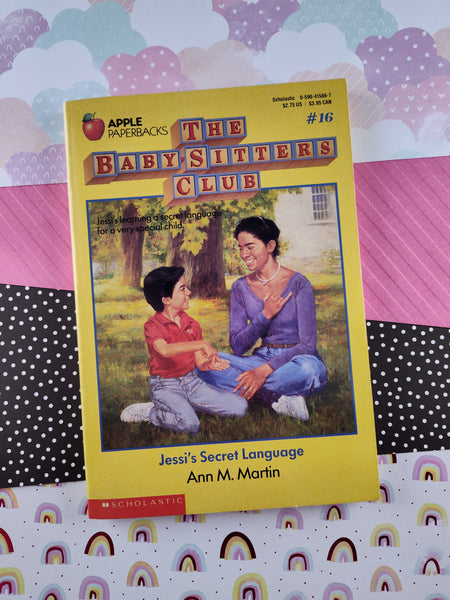 Vintage 1988 The Baby-Sitters Club Mystery #16, Jessi's Secret Language Softcover