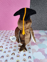 Vintage TY Beanie Baby - Wise, Graduation Owl - May 31, 1997