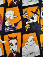 Tim Burton's The Nightmare Before Christmas Halloween Fabric Square 7"x7"