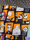 Tim Burton's The Nightmare Before Christmas Halloween Fabric Square 7"x7"